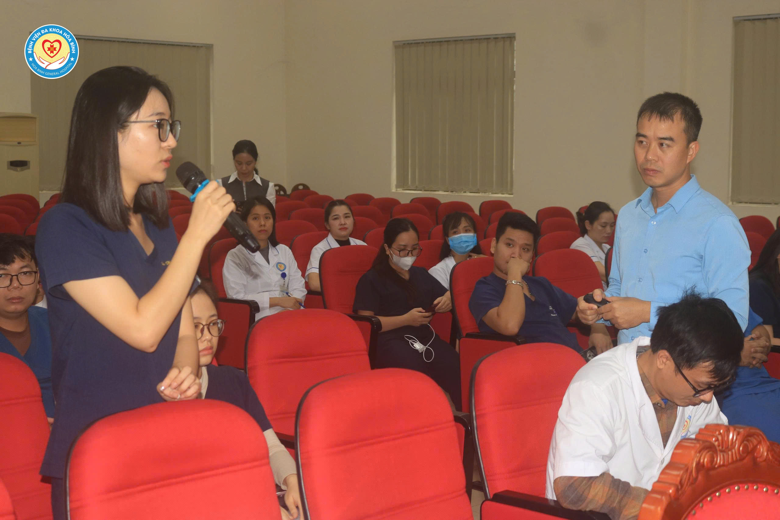  Bệnh viện Đa khoa Hoà Bình tổ chức tập huấn lĩnh vực cấp cứu nhi