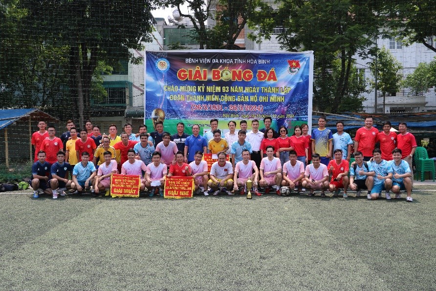 Giải bóng đá “Hoa Binh general hospital league 2024” Bệnh viện Đa khoa tỉnh Hoà Bình kết thúc thành công tốt đẹp