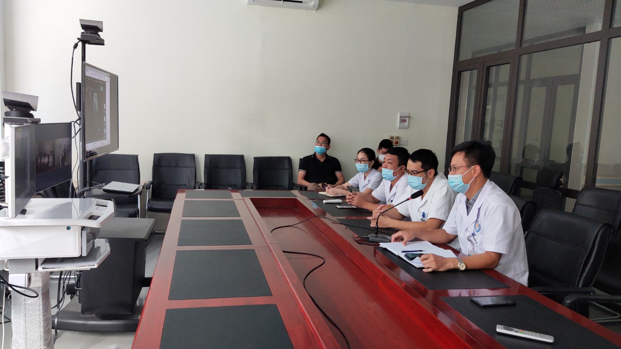 Triển khai hội chẩn khám chữa bệnh từ xa chuyên đề u bướu cho người dân xã Hiền Lương, huyện Đà Bắc 