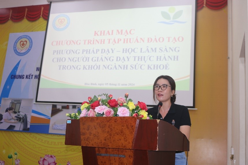  Khai giảng khóa đào tạo “Phương pháp dạy, học lâm sàng cho người giảng dạy, thực hành trong khối ngành sức khỏe”